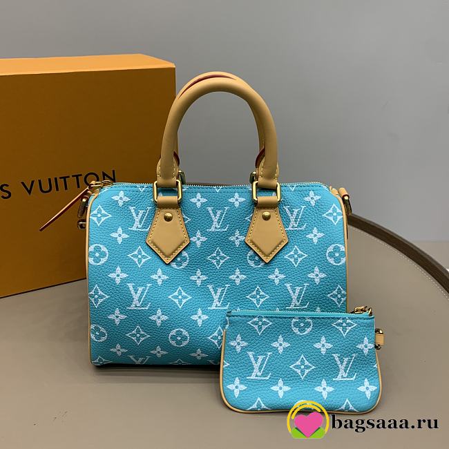 Bagsaaa Louis Vutton M11561 Speedy P9 Bandoulière 25 Bag Blue - 25 x 15 x 15 cm - 1