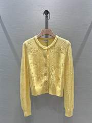 Bagsaaa Celine Yellow Cardigan - 1