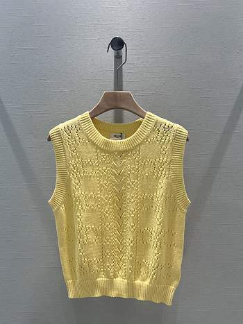 Bagsaaa Celine Yellow Top