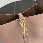 Bagsaaa YSL Le 5 À 7 Supple Small In Grained Leather Pink - 23 X 22 X 8.5 CM - 3