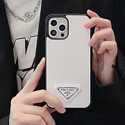 Bagsaaa Prada White Phone Case - 3