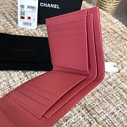 Bagsaaa Chanel Fuchisa Pink Caviar Wallet - 11x10cm - 2