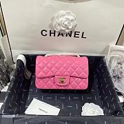 Bagsaaa Chanel Small Flap Bag Pink Lambskin Gold Hardware - 20cm - 1