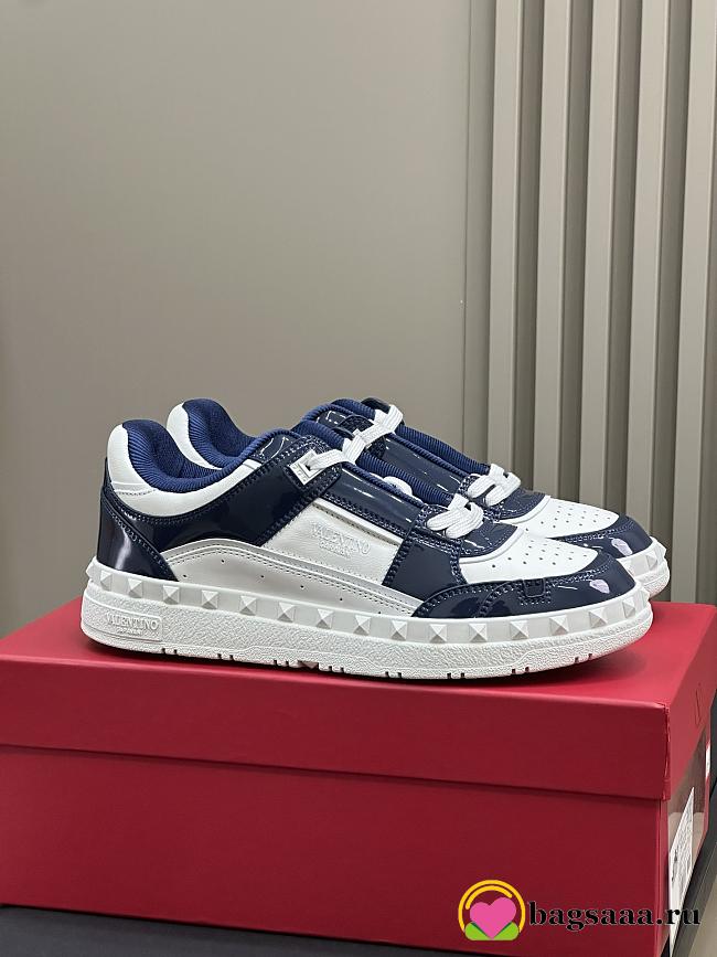 Bagsaaa Valentino Sneakers White & Blue - 1