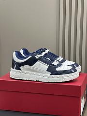 Bagsaaa Valentino Sneakers White & Blue - 1