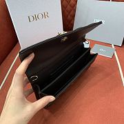 Bagsaaa My Dior Mini Bag Black Cannage Lambskin - 21 x 11.5 x 4.5 cm - 4