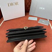 Bagsaaa My Dior Mini Bag Black Cannage Lambskin - 21 x 11.5 x 4.5 cm - 3