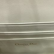 Bagsaaa My Dior Mini Bag White Cannage Lambskin - 21 x 11.5 x 4.5 cm - 4