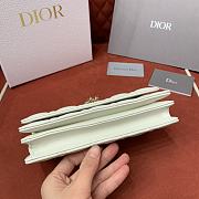 Bagsaaa My Dior Mini Bag White Cannage Lambskin - 21 x 11.5 x 4.5 cm - 3