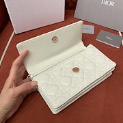 Bagsaaa My Dior Mini Bag White Cannage Lambskin - 21 x 11.5 x 4.5 cm - 2