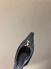 Bagsaaa YSL Babylone Slingback Flats In Satin Crepe - 2