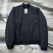 Bagsaaa Balenciaga DIY Metal Tracksuit Jacket in black techno poplin - 1