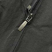 Bagsaaa Balenciaga DIY Metal Tracksuit Jacket in black techno poplin - 4