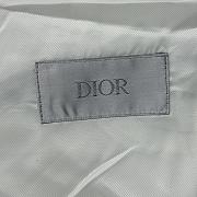 Bagsaaa Dior Lily of the Valley Varsity Jacket Gray Cotton Fleece - 4