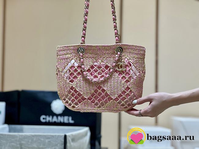 Bagsaaa Chanel Small Tote Pink AS4714 - 24.5 × 32 × 10 cm - 1