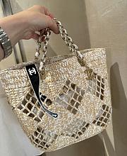 Bagsaaa Chanel Small Tote Beige AS4714 - 24.5 × 32 × 10 cm - 4