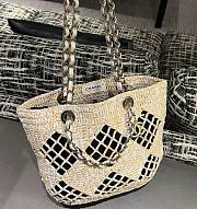 Bagsaaa Chanel Small Tote Beige AS4714 - 24.5 × 32 × 10 cm - 1