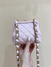 Bagsaaa Chanel Clutch With Chain AP4028 Pink - 12 × 13 × 4 cm - 4