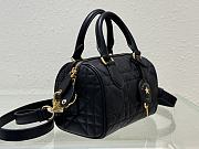 Bagsaaa Dior Groove 20 Bag Black Macrocannage Calfskin - 20.5 x 13.5 x 12 cm - 3