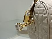 Bagsaaa Dior Groove 25 Bag Dusty Ivory Macrocannage Calfskin - 25 x 19 x 16 cm - 4