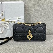 Bagsaaa Dior Miss Daisy Mini Bag Black Macrocannage Lambskin - 22 x 12.5 x 4 cm - 1