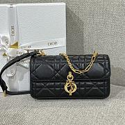 Bagsaaa Dior Miss Daisy Mini Bag Black Macrocannage Lambskin - 22 x 12.5 x 4 cm - 2