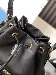 Bagsaaa Prada Duet Re-Nylon bucket bag black - 22.5x17.5x12cm - 3