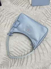 Bagsaaa Re-Nylon Prada Re-Edition 2000 mini-bag light blue - 22x6x17 cm - 3