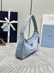 Bagsaaa Re-Nylon Prada Re-Edition 2000 mini-bag light blue - 22x6x17 cm - 2