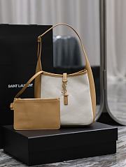 	 Bagsaaa YSL LE 5 À 7 SUPPLE SMALL IN BEIGE - 23 X 22 X 8.5 CM - 1