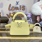 Bagsaaa Louis Vuitton M24563 Capucines Mini Light Yellow - 21 x 14 x 8 cm - 1