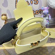 Bagsaaa Louis Vuitton M24563 Capucines Mini Light Yellow - 21 x 14 x 8 cm - 4