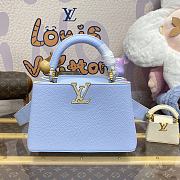 Bagsaaa Louis Vuitton M24575 Capucines BB Candy Blue - 26.5 x 17.5 x 9 cm - 1