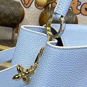 Bagsaaa Louis Vuitton M24575 Capucines BB Candy Blue - 26.5 x 17.5 x 9 cm - 3