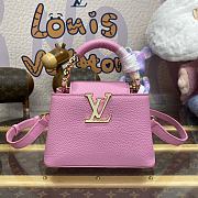 Bagsaaa Louis Vuitton M24989 Capucines Mini Pink - 21 x 14 x 8 cm - 1