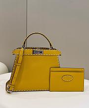 Bagsaaa Fendi Peekaboo Yellow & White Lining - 27cm - 1