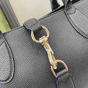 Bagsaaa Gucci Medium Tote Bag With Hook Closure 795282 Black - 40x30.5x19 cm - 4