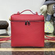 Bagsaaa Loro Piana Red Extra Pocket Bag - 21x23.5x8 cm - 1