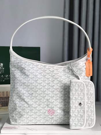 Bagsaaa Goyard Hobo Bohème White - 42×27×15cm