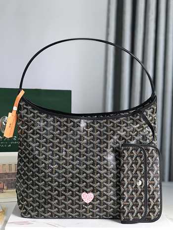 Bagsaaa Goyard Hobo Bohème Black - 42×27×15cm