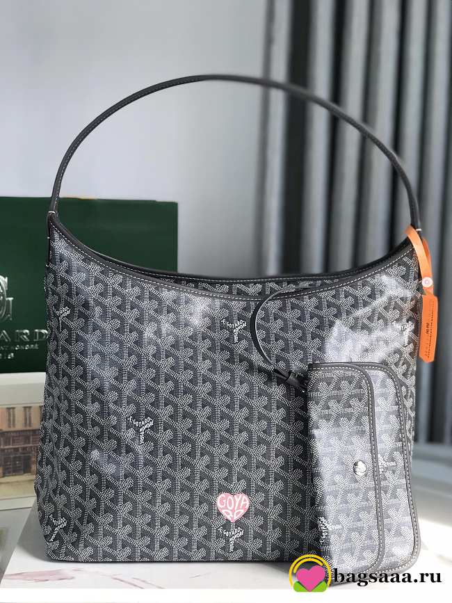 Bagsaaa Goyard Hobo Bohème Gray - 42×27×15cm - 1