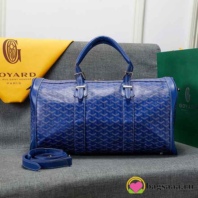 Bagsaaa Goyard Blue Travel Bag - 48x28x22 cm - 1