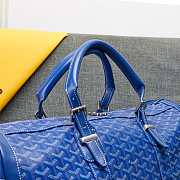 Bagsaaa Goyard Blue Travel Bag - 48x28x22 cm - 4