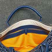 Bagsaaa Goyard Navy Blue Travel Bag - 48x28x22 cm - 2