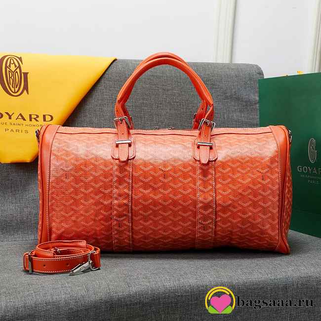 Bagsaaa Goyard Orange Travel Bag - 48x28x22 cm - 1