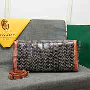 Bagsaaa Goyard Black & Tan Travel Bag - 48x28x22 cm - 4