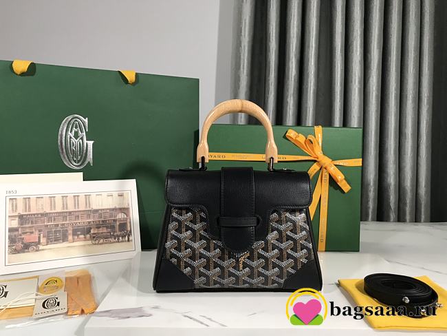 Bagsaaa Goyard Saïgon Souple Mini Bag Black - 20x14.5×9cm - 1