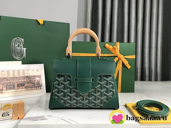 Bagsaaa Goyard Saïgon Souple Mini Bag Green - 20x14.5×9cm - 1