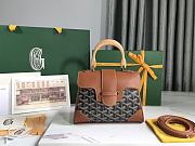 Bagsaaa Goyard Saïgon Souple Mini Bag Black & Tan - 20x14.5×9cm - 1