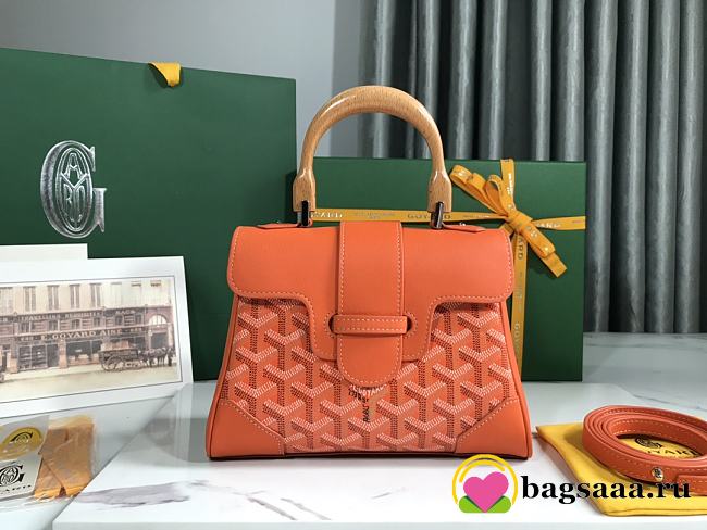 Bagsaaa Goyard Saïgon Souple Mini Bag Orange - 20x14.5×9cm - 1